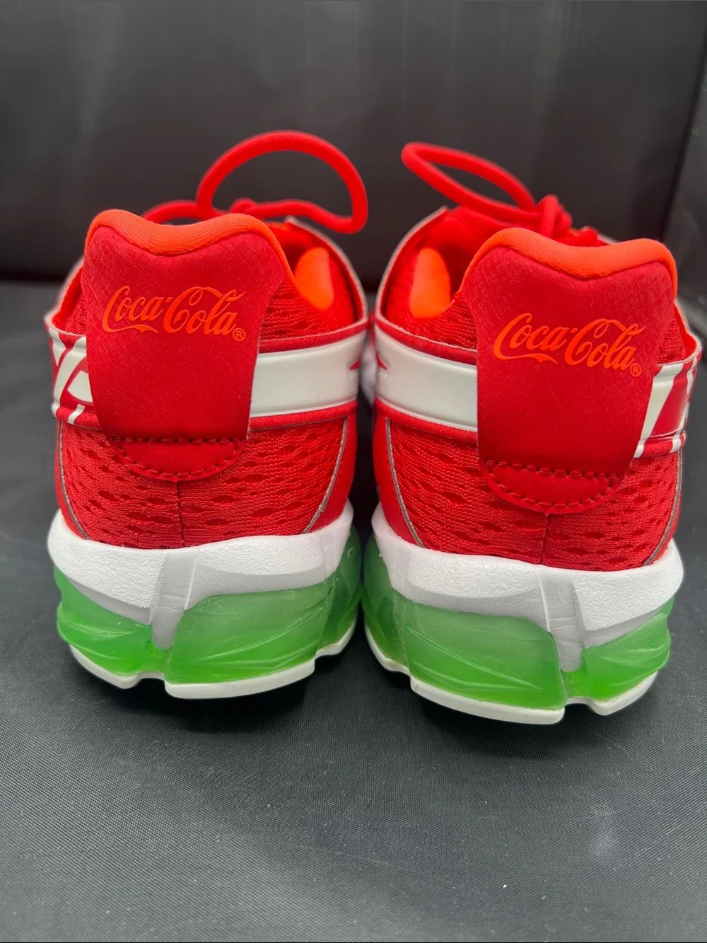 Oasics Coca Cola vibrant red
